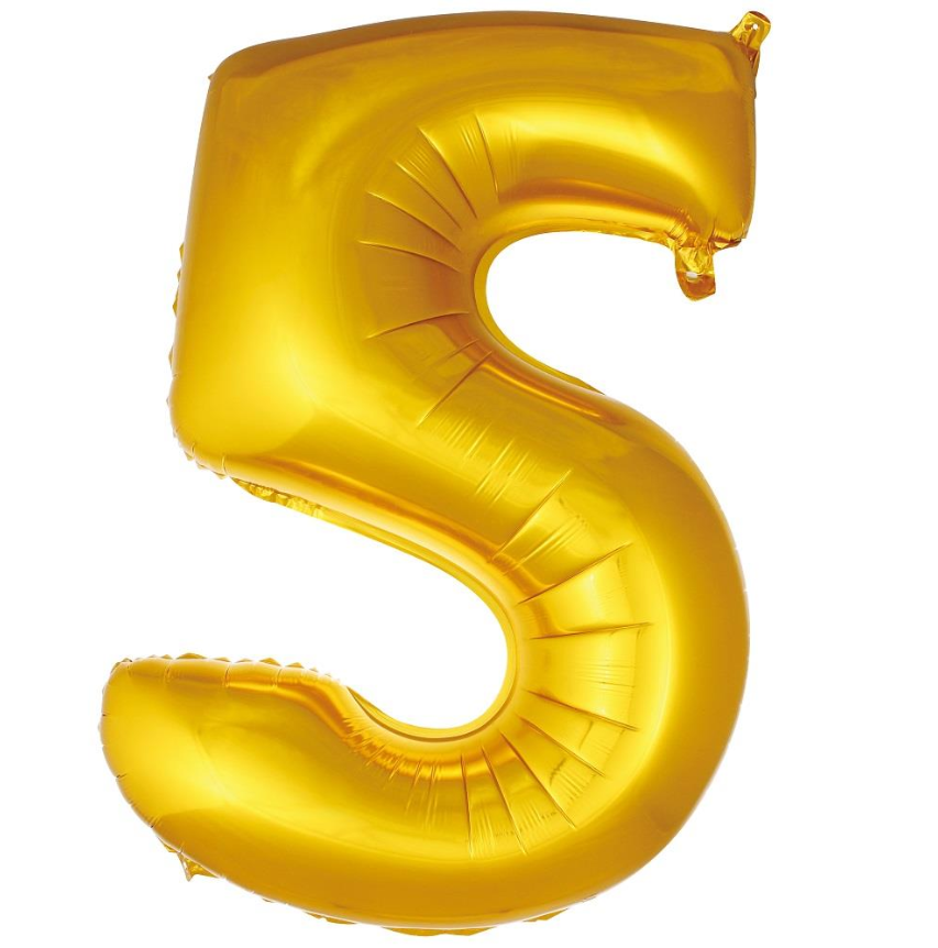 Folyo Balon Gold 5 16 İnç 36 Cm